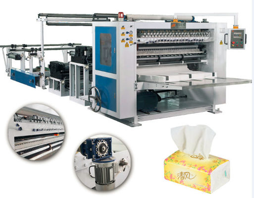 China V - Linie automatische faltende Papiermaschine, Papierservietten-faltende Maschine der Falten-6 usine